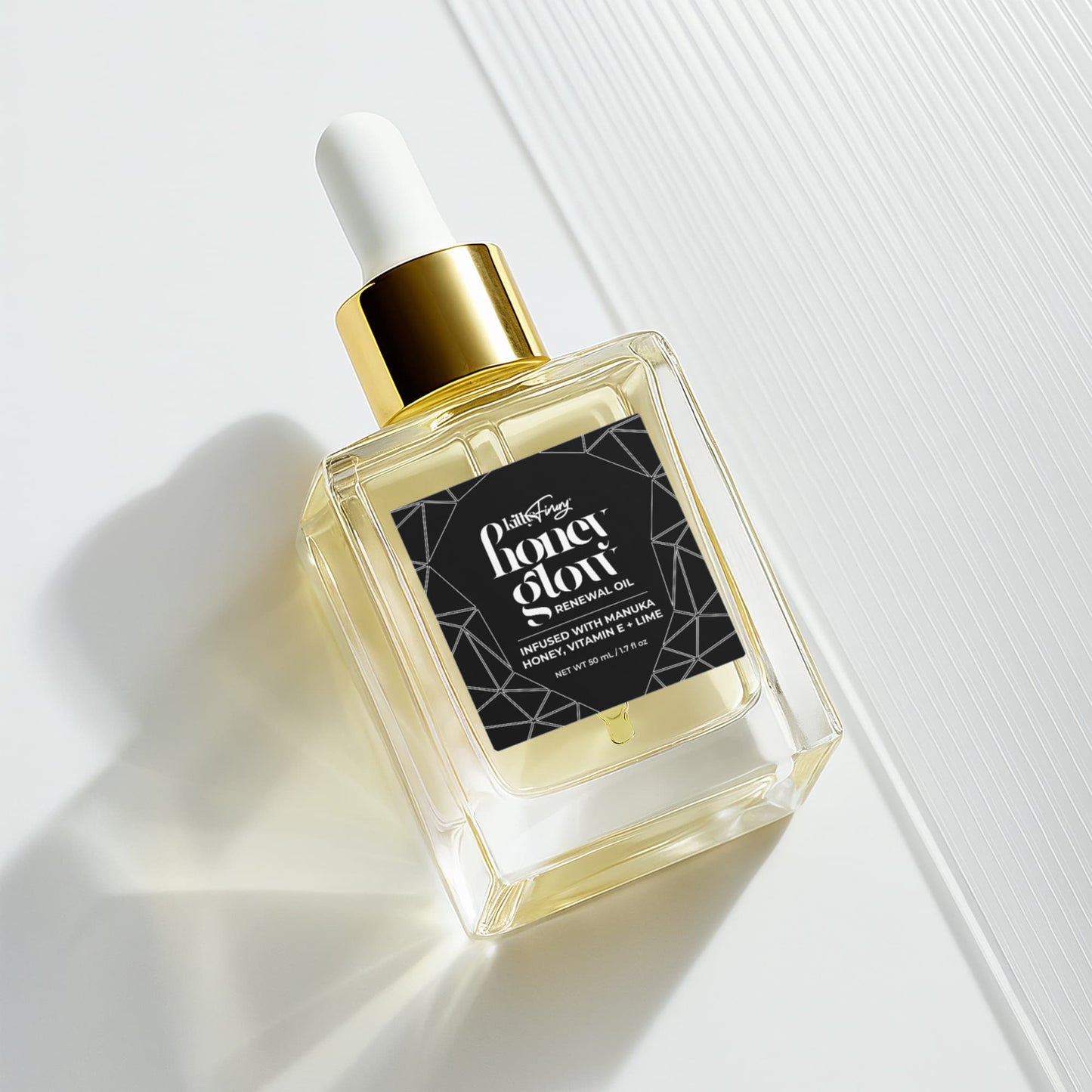 HoneyGlow Renewal Oil Post-Shave Oil with Manuka Honey and Seamoss Extract