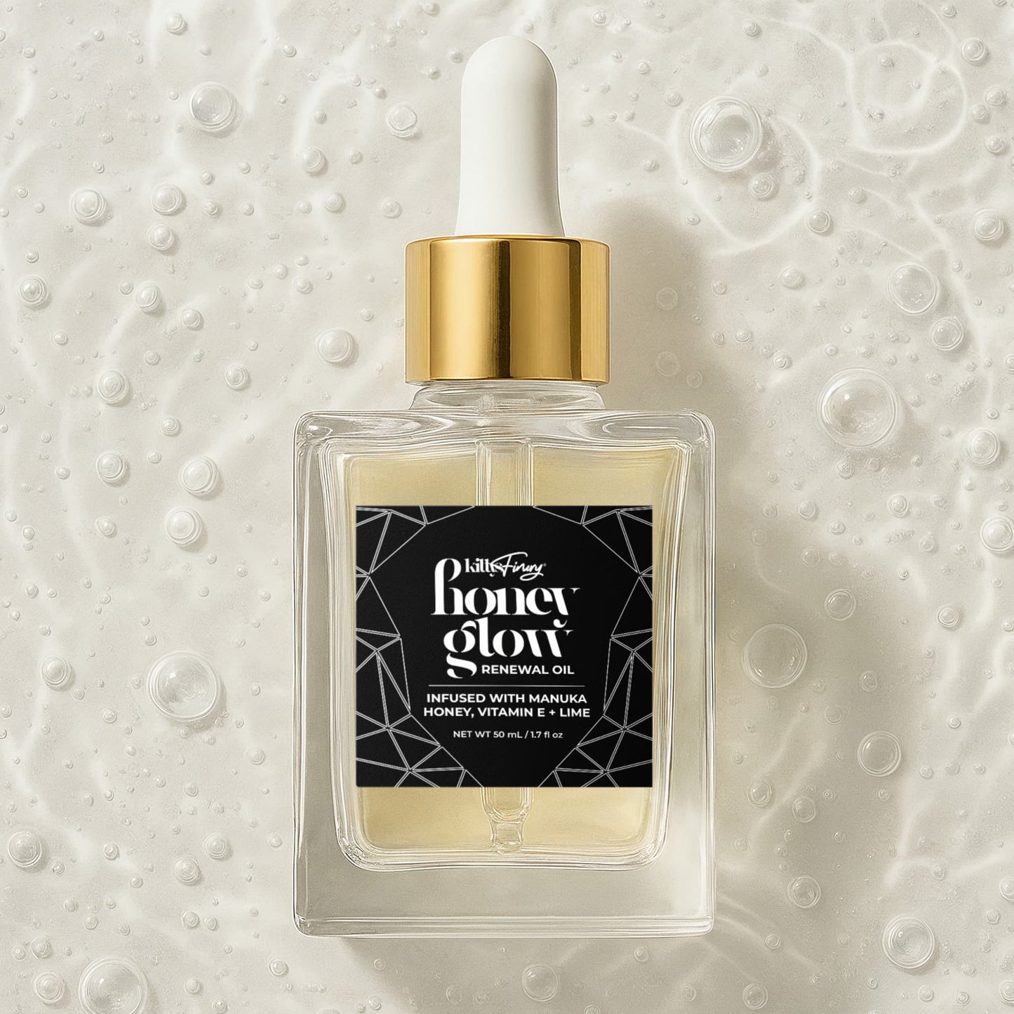 HoneyGlow Renewal Oil Post-Shave Oil with Manuka Honey and Seamoss Extract