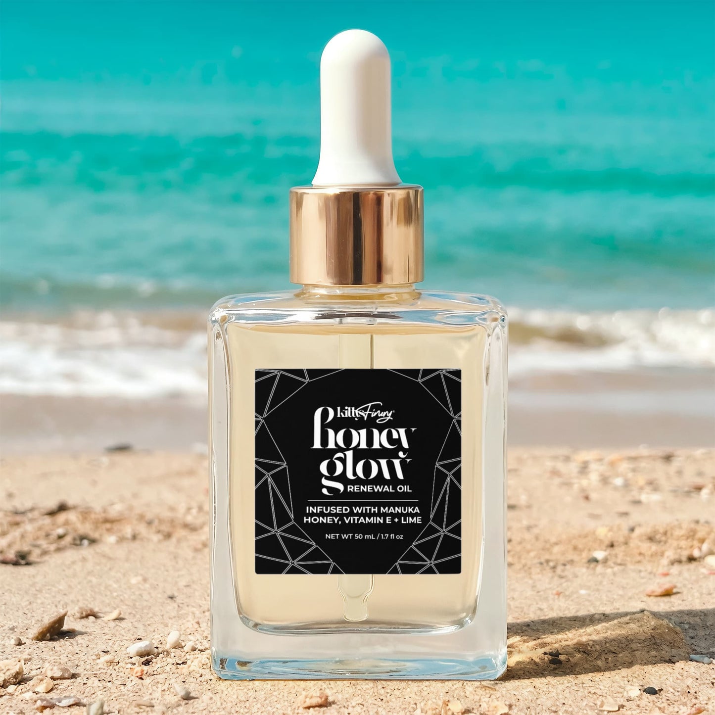 HoneyGlow Renewal Oil Post-Shave Oil with Manuka Honey and Seamoss Extract