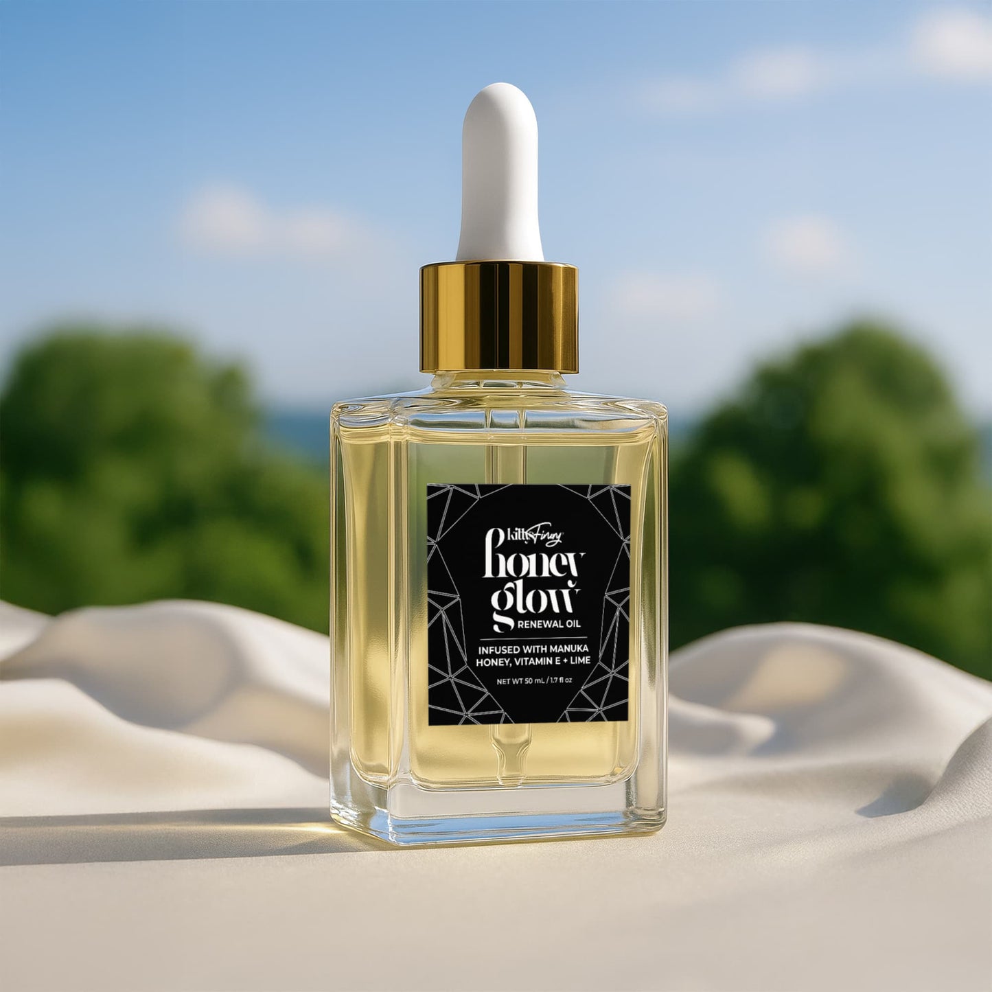 HoneyGlow Renewal Oil Post-Shave Oil with Manuka Honey and Seamoss Extract
