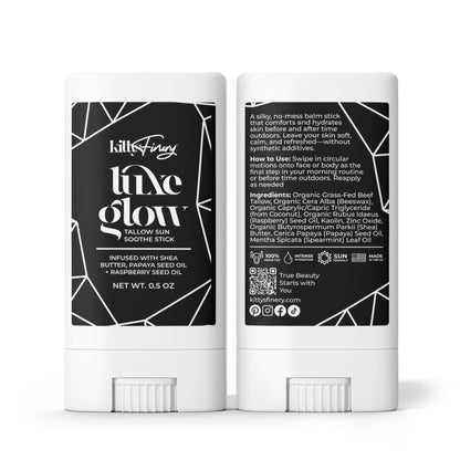 2 Pack LuxeGlow Tallow Sun Soothe Stick