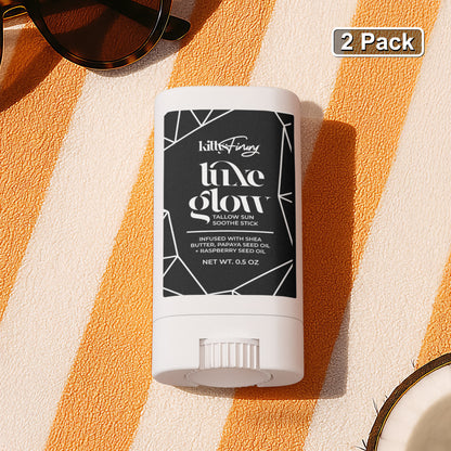 2 Pack LuxeGlow Tallow Sun Soothe Stick