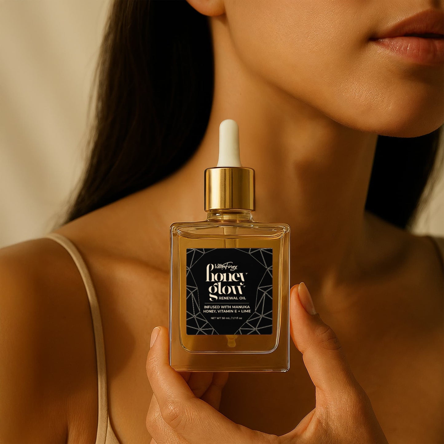 HoneyGlow Renewal Oil Post-Shave Oil with Manuka Honey and Seamoss Extract